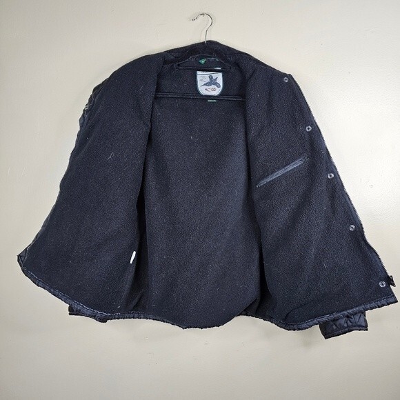 Over Under black quilted fleeced lined jacket size xl 16 - Picture 8 of 9